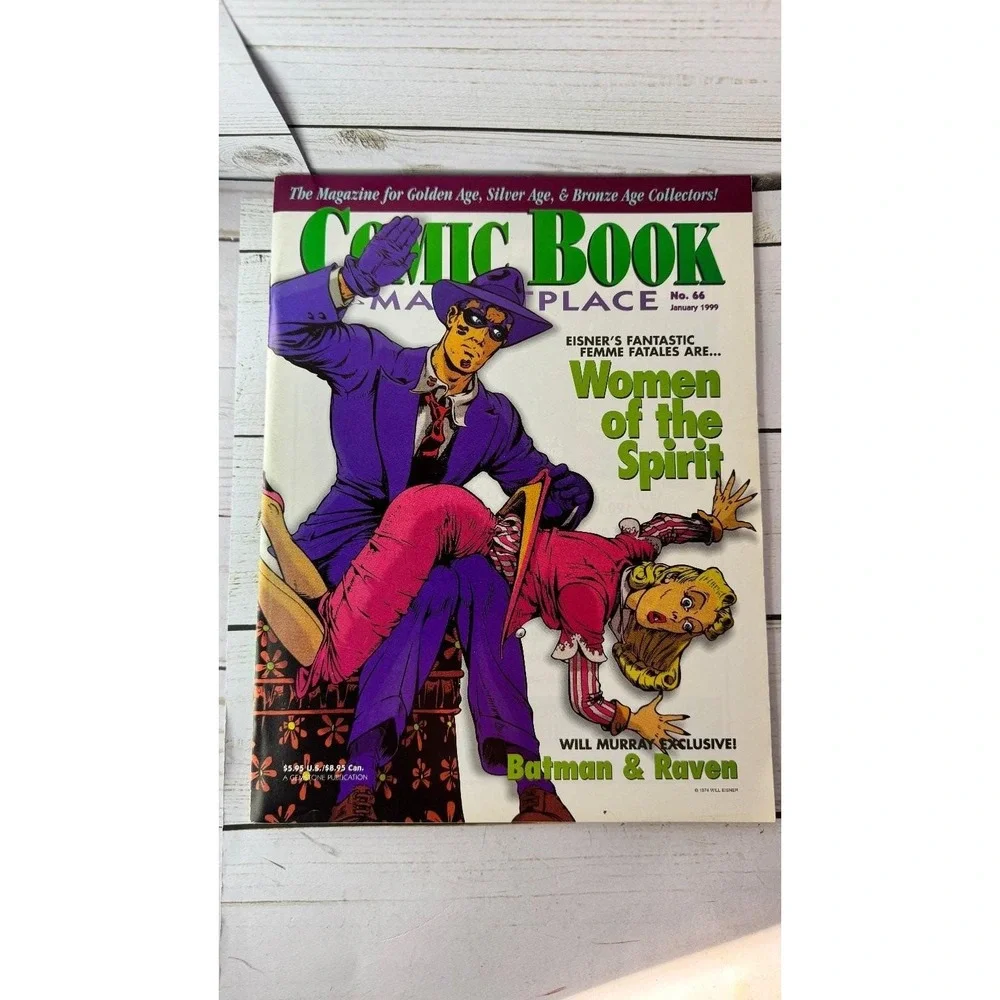 Comic Book Marketplace No. 66 Jan 1999 Batman Spirit Golden Silver Age